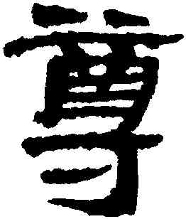 尊,簡牘,書法字典